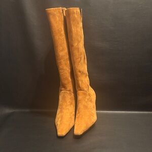 Women's Tan Knee-High Boots